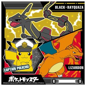 【ハンカチ】ポケットモンスター ハンカチ 大判 ブラック