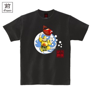 【インバウンド/京都】　メンズ和柄Tシャツ　大漁恵比寿