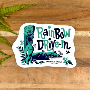 Rainbow DRIVE-IN    ステッカー　DAIMOND HEAD　BY Mookie  Sato