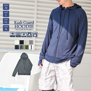 Men's Activewear Long Sleeves Hooded Rash guard Men's Cool Touch New Color