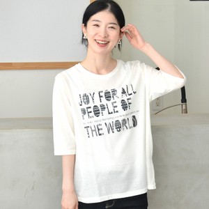 T-shirt Pudding Cut-and-sew 6/10 length Made in Japan