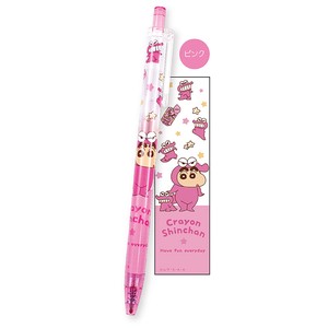 预购 原子笔/圆珠笔 蜡笔小新 按压式 粉色 中性笔
