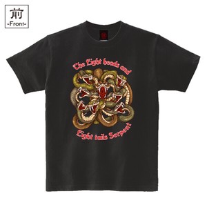 【インバウンド/京都】　メンズ和柄Tシャツ　八岐大蛇