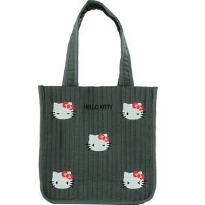 Tote Bag Hello Kitty Sanrio Characters Die-cut Embroidered