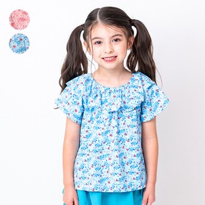Kids' Short Sleeve T-shirt Patterned All Over Pudding Floral Pattern