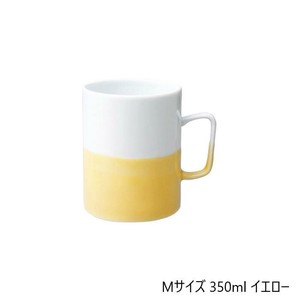 40491 波佐見焼 dip mug cup(ディップマグカップ) M 350ml イエロー