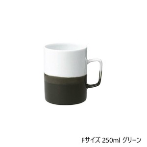 43520 波佐見焼 dip mug cup(ディップマグカップ) F 250ml グリーン