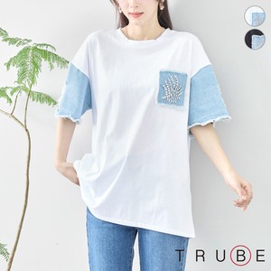T-shirt Bijoux Pocket L M Cut-and-sew 【2024NEW】