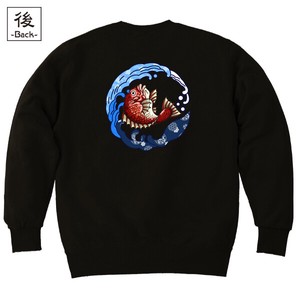 Sweatshirt Sea Bream Japanese Pattern