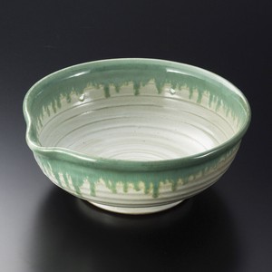 白唐津織部片口9寸鉢　美濃焼　日本製 陶器