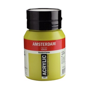 AMSTERDAM　アムステルダム　アクリリックカラー500ml　オリーブグリーンライト621 489672