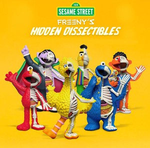 【フィギュア】Mighty Jaxx - Sesame Street Freeny's Dissectible Blind Box セサミストリート