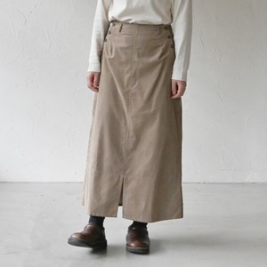 Skirt Long Skirt Corduroy Cotton Fair Trade [A/W NEW]