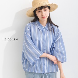 Button Shirt/Blouse Cropped Double Pocket 2024 Spring/Summer