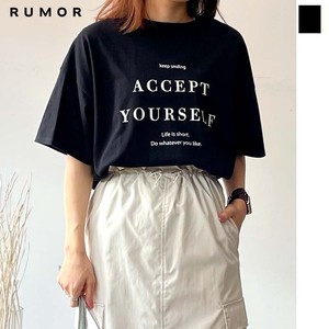 T-shirt Pudding T-Shirt Tops Ladies' Cut-and-sew 【2024NEW】