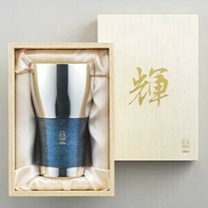 「輝」純銅ビアタンブラー 銀古美　KG-04