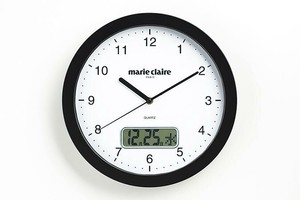 「マリ・クレール」壁掛け時計 カレンダー機能付　MC-503