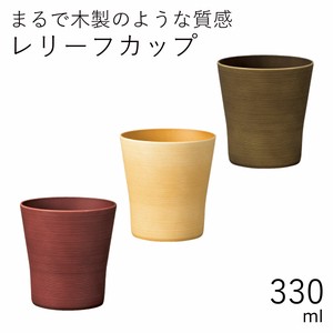 【テーブルウェア】レリーフカップ 330ml Garden 抗菌