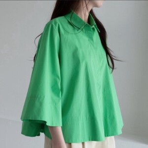 Button Shirt/Blouse A-Line 2024 Spring/Summer