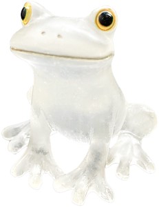 Animal Ornament Copeau Frog Ornaments Mascot Clear