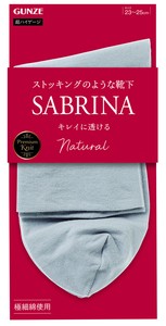 SABRINA/綿混ハイゲージショートソックス