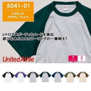 【504101】5.6オンス ラグラン Tシャツ