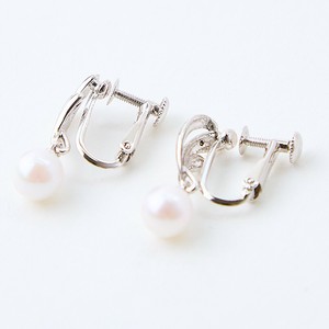 Clip-On Earrings Silver Post Design