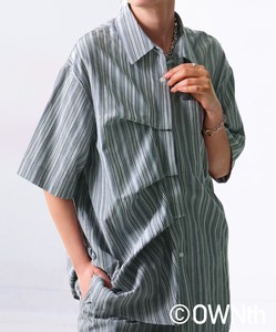 Button Shirt/Blouse Stripe NEW