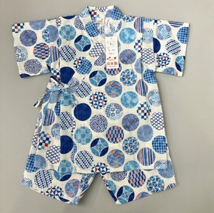 儿童浴衣/甚平 和风图案 日本制造