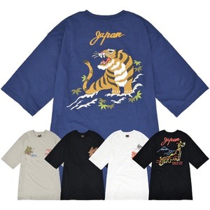 T-shirt T-Shirt Tops Printed Japanese Pattern Short-Sleeve