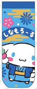 预购 袜子 系列 卡通人物 Sanrio三丽鸥 Cinnamoroll玉桂狗 和风图案 提花