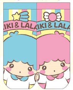 预购 袜子 卡通人物 Sanrio三丽鸥 Kiki与Lala
