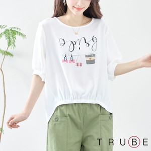T-shirt Pudding Tops L M 【2024NEW】