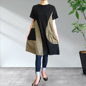 Casual Dress Pocket Switching 2024 Spring/Summer