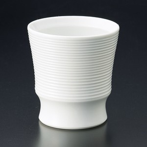 白磁ボーダー焼酎カップ(有田焼)   日本製