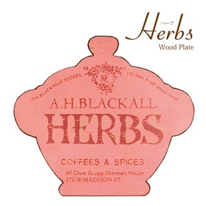 【SALE】Old New プレート "HERBS"