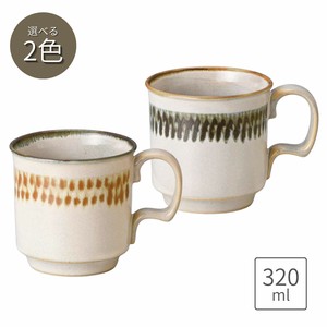 Mino ware Mug Pottery 320ml Made in Japan