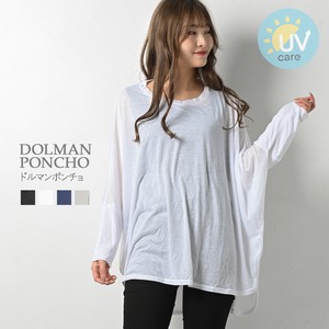 T-shirt Dolman Sleeve Sheer Tops Ladies' Stole