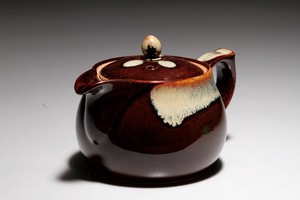 唐津烧 日式茶壶 日本制造