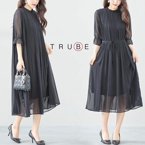 Casual Dress Pleats Design L One-piece Dress 【2024NEW】