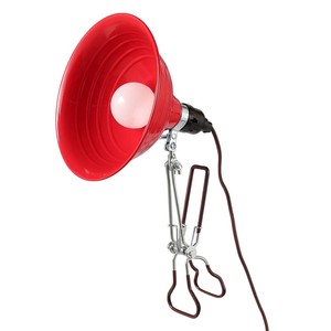 【DULTON ダルトン】ALUMINUM CLIP LAMP M RED アルミニウム クリップ ランプ M