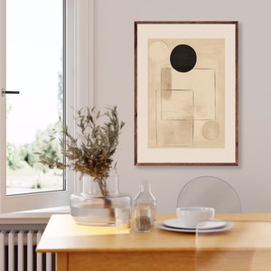 アートポスター【 Kraft abstract01 】 B3　A2　B2　A1　30×40　50×70