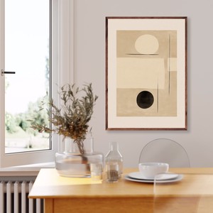 アートポスター【 Kraft abstract02 】 B3　A2　B2　A1　30×40　50×70