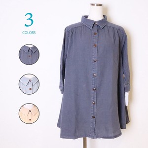 Button Shirt/Blouse Shirtwaist A-Line