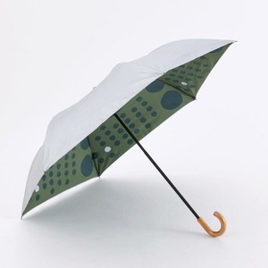 折畳日傘(晴雨兼用) 50cm PU マル SILVER 【392／サンキューニ】 Q320