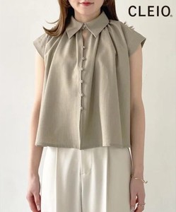 [SD Gathering] Button Shirt/Blouse CLEIO Gathered Flare