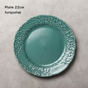 Mino ware Main Plate L Size Plate Western Tableware 22cm Made in Japan