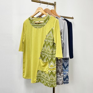 T-shirt Tunic Ladies' Switching 2024 Spring/Summer