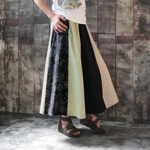 Skirt Color Palette Long Skirt Switching