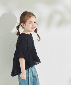 Kids' Short Sleeve Shirt/Blouse Lace Blouse Switching